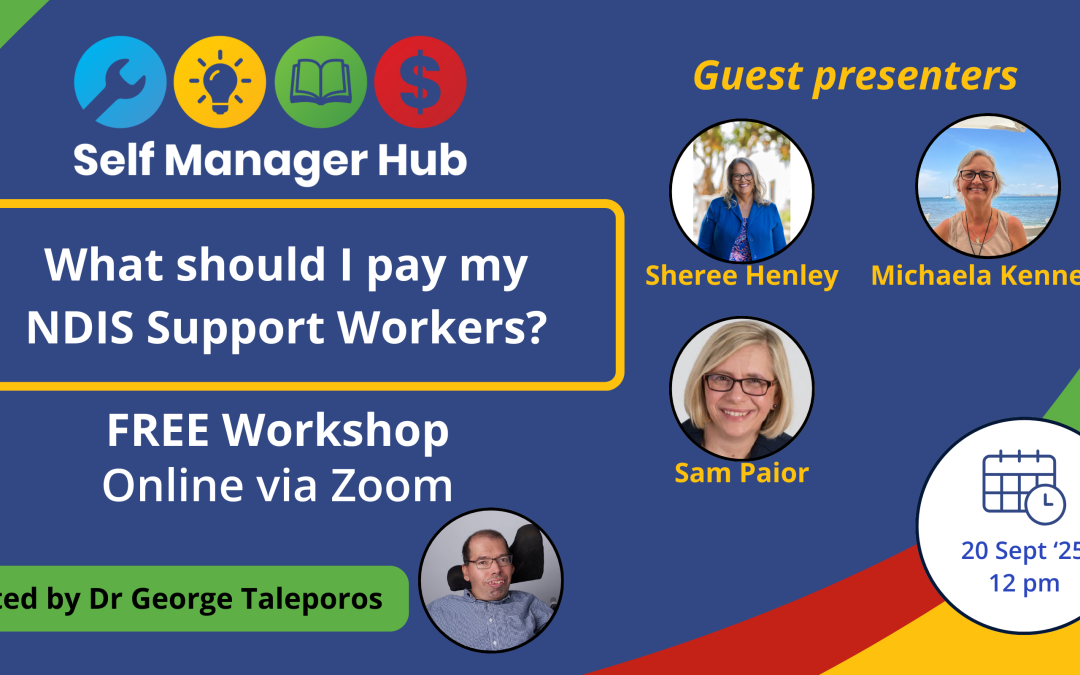 New Workshop: What should I pay my NDIS support workers?